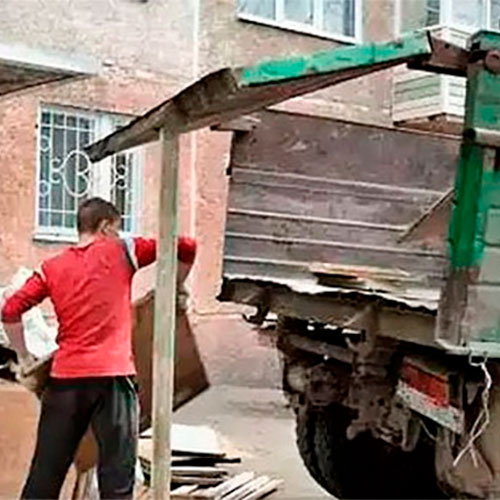 Вывоз строительного мусора Канибадам
