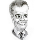 Дмитрий Медведев карикатура